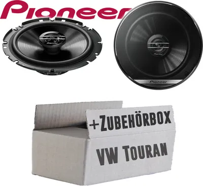 Produktbild von VW Touran 1 Front - Lautsprecher Boxen Pioneer TS-G1720F - 16,5cm 2-Wege Koax Koaxiallautsprecher Auto Einbausatz - Einbauset