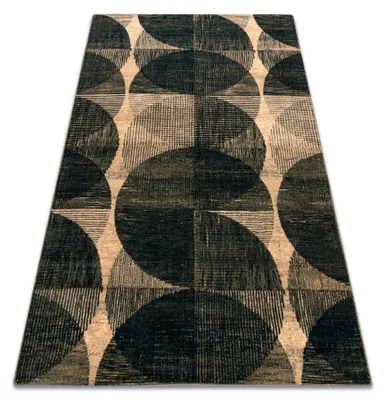 Productafbeelding van Vloerkleed OMEGA FADO, geometrisch patroon, jadegroen, groen, 200x300 cm