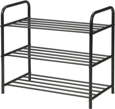 Immagine prodotto di Organizzatore per scarpe Ambiance, metallo, 56x66x34 cm, nero