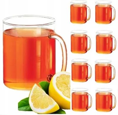 Image de Verres résistants à la chaleur 3 pcs. 400ml VERRE BOROSILICATE pour thé et café