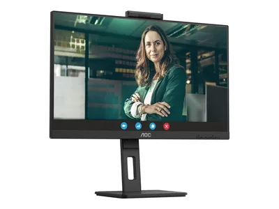 Produktbild von AOC Pro-line Q27P3CW - LED-Monitor - 68.6 cm (27") - 2560 x 1440 QHD @ 75 Hz - IPS - 350 cd/m² - 1000:1 - 4 ms - 2xHDMI, DisplayPort, USB-C - Lautsprecher - Schwarz