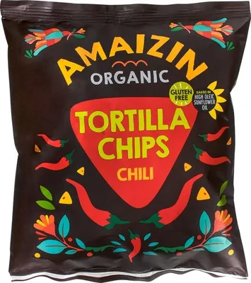 Productafbeelding van Amaizin Bio Tortilla Chips Chili 75g