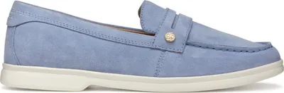 Produktbild von GEOX Slipper & Mokassin XAND, Rauleder, Blau, Damen