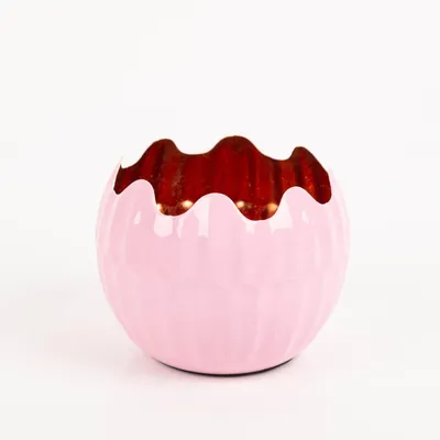 Produktbild von Windlicht Holi Rosa Kupfer aus Metall 15x12cm von Werner Voss