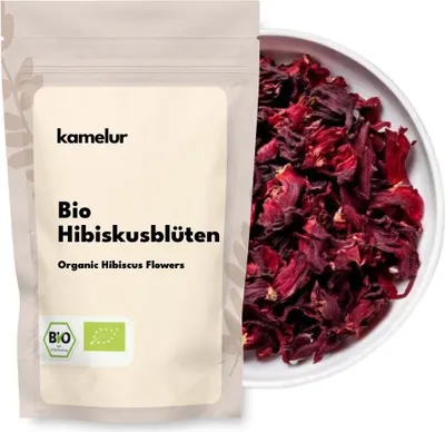 Image de Fleurs d'hibiscus bio entières 250 g