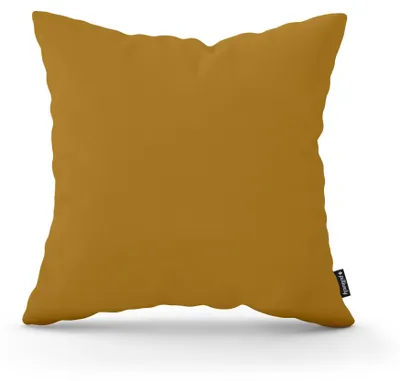 Produktbild von Zierkissen Glatt Goldbernstein 45 × 45 cm