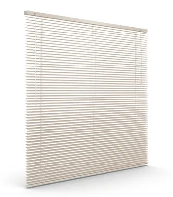 Produktbild von Aluminium Jalousie, 95 x 130 cm, creme matt Sichtschutz & Sonnenschutz, robust, feuchtigkeitsbeständig, einfache Montage Victoria M.
