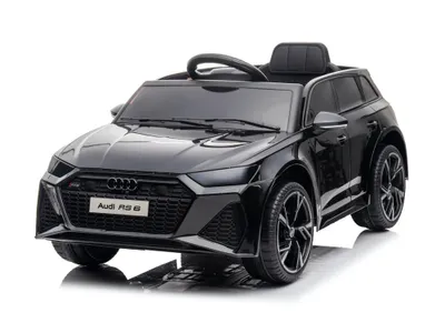 Produktbild von Kinder Elektroauto Audi RS6 12V, LED, Audio, EVA, schwarz