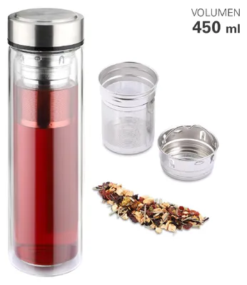 Produktbild von Karl Weis Teebereiter Flasche mit Filter, 450 ml