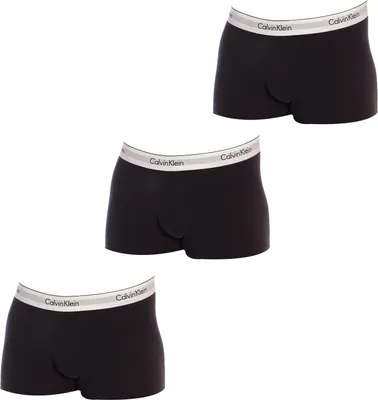Image de Calvin Klein 3-Pack Icon Stretch Boxers Noir - Grand L