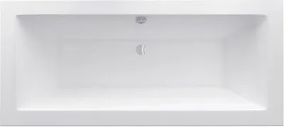 Produktbild von Mexen Cube Rechteckbadewanne 170 x 75 cm, Weiß - 55051707500