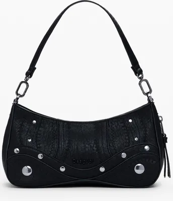 Immagine prodotto di Elegante borsa da donna nera con tracolla regolabile