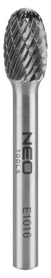 Immagine prodotto di Fresa per metalli HM, tipo E (ovale), 10 x 16 mm, gambo 6 x 45 mm