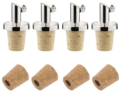 Image de Westmark 4 verseurs "Inox spécial huile" + 4 bouchons de rechange, 478022E3