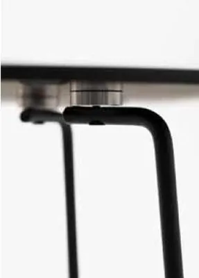 Immagine prodotto di Tavolini Tavolino nero opaco Tavolino in acciaio inox Tavolino da salotto