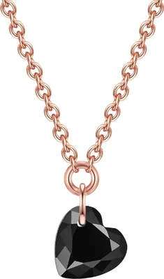 Produktbild von Glanzstücke München Halskette Herz Sterling Silber Spinell 40,0 cm Basislänge + 5,0 cm Verlängerung 50083851
