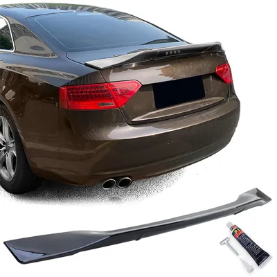 Zdjęcie produktu dla Tylny spojler listwa spojlera Ducktail czarny połysk do Audi A5 8T 8F 2007–2016