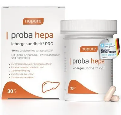 Produktbild von Probahepa Lebergesundh.+60mg L.paracasei D3.5 Kps. 30 St