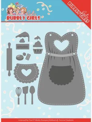 Produktbild von Stanzschablone - Yvonne Creations - Bubbly Girls Party - Backwerkzeug