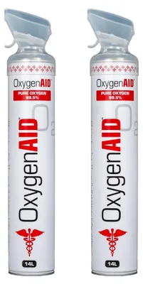 Image de Oxygen AID oxygène en canette grand, 2x14L