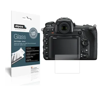 Produktbild von 1x Schutzfolie für Nikon D500 matt - Anti-Shock 9H Folie dipos Glass Kunststoffglas