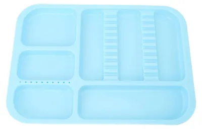 Productafbeelding van Instrumentenbak Compact - Opbergdoos met Compartimenten - Duurzaam Plastic - Voor Mondgezondheidsprofessionals - Veelzijdig Gebruik - Lichtgewicht Ontwerp