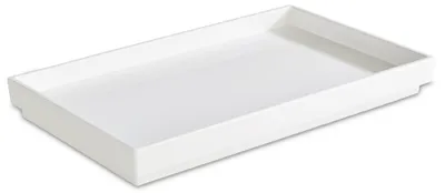 Produktbild von APS GN 1/4 Tablett ASIA PLUS aus Melamin Weiß BxTxH: 26,5 x 16,2 x 3 cm