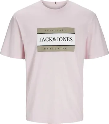 Image de Jack & Jones Frederiksberg Box t-shirt à manches courtes rose L hommes rose L