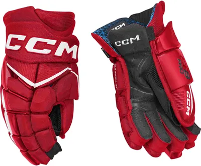 Produktbild von Handschuhe CCM JETSPEED FT8 PRO Junior rot/weiss 12 Zoll