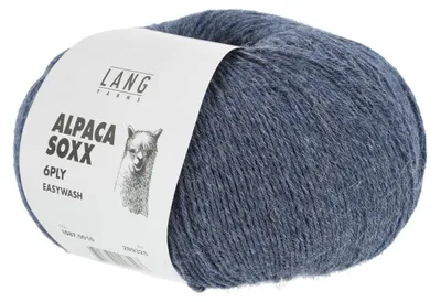 Produktbild von Lang Yarns - Alpaca Soxx 6-fach/6-PLY 0010 blau melange