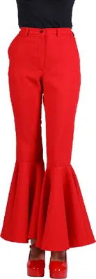 Produktbild von T2945-0500-XS rot Damen Schlaghose Discohose Hippiehose Gr.XS