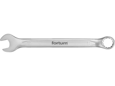 Produktbild von Fortum Ringmaulschlüssel 11mm aus Chrom-Vanadium-Stahl, vernickelt und matt verchromt