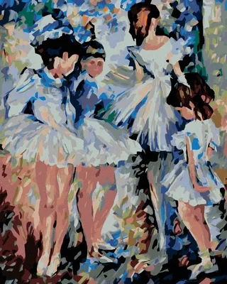 Produktbild von Diamondi - Diamond painting - KLEINE BALLERINAS, 40X50 cm, ohne Keilrahmen