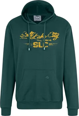 Produktbild von Übergrößen Kapuzen-Sweatshirt AHORN SPORTSWEAR SLC orange Bottle Green 4XL