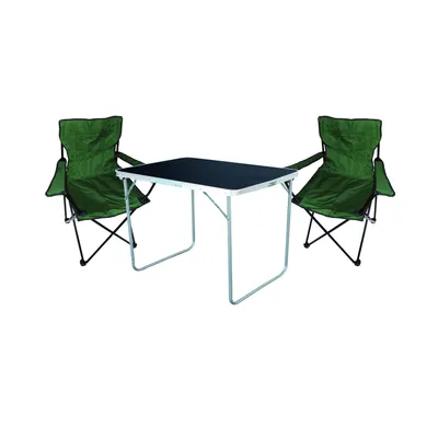 Produktbild von 3-tlg Camping Set Gartenmöbel Campingtisch  2 Campingstuhl Klappstuhl