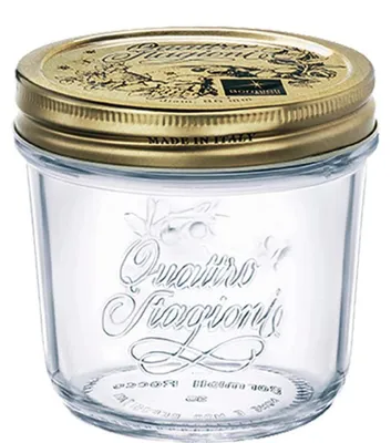 Produktbild von Quattro Stagioni Einmachglas 20cl mit Deckel - 12 Stück