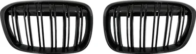 Obrázok produktu pre Stredová mriežka pre BMW X1 SUV F48 Pre-LCI 15-19 Double M Look lesklá čierna-.
