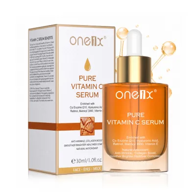 Produktbild von Vitamin C Serum Gesichtsserum Retinol Hyaluronsäure Q10 Matrixyl 3000 Anti Aging 30ml
