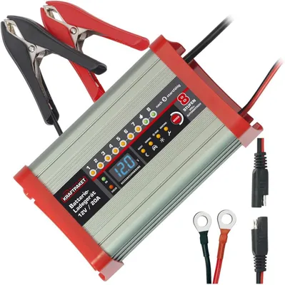 Produktbild von Intelligentes 12V 20A Ladegerät mit automatischem Ladesystem für Fahrzeuge