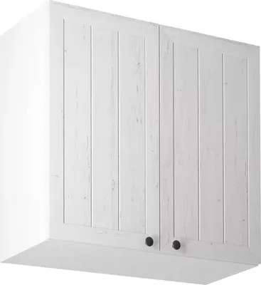 Produktbild von Hängeschrank 80 cm  küche küchemöbel, Provence G80 Weiß/Matt