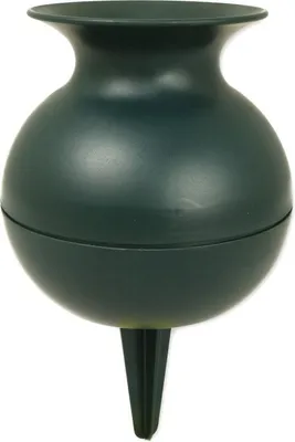 Produktbild von Grabvase Deko grün, Höhe:19 cm
