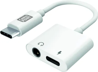 Produktbild von Carpoint 2 in 1 Adapter USB-C > AUX und USB-C