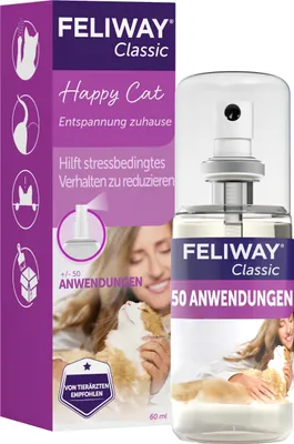 Produktbild von FELIWAY Classic Transport Spray für Katzen | Stressfreie Reise & Transport | sor