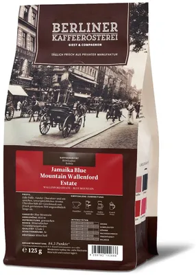 Produktbild von Berliner Kaffeerösterei - Jamaika Blue Mountain Wallenford Estate (125g / Bohne)