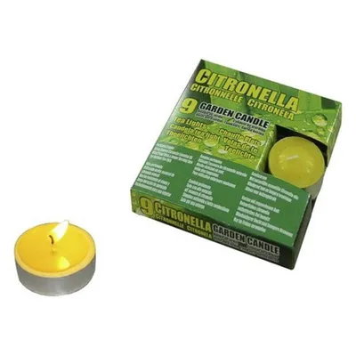 Image de Waxinelichtjes à la citronnelle 9 pièces