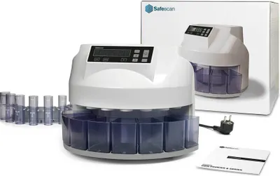 Produktbild von Safescan Münzzähler u.-Sortierer m.Abhülsvorrichtung - 113-0547