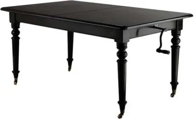 Produktbild von Casa Padrino luxus Antik Stil Esstisch Spindel Schwarz Ausziehbar 162 - 245 x 100 x H.77 cm aus dem Hause Casa Padrino