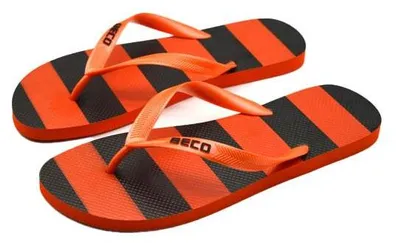 Produktbild von Beco Herren Flip-Flops | Orange/Schwarz - 40-41