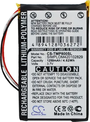 CELLONIC, Battery Sat Nav Compatible With Bosch Nyon, S6EA (700mAh, 3.7V) Replacement Battery 150906AAWW017, 1ICP6/32/39, S6EA - View #6