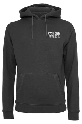 Produktbild von Mister Tee - "Cash Only" Kapuzenpullover für Herren TN2662 (M) (Holzkohle)